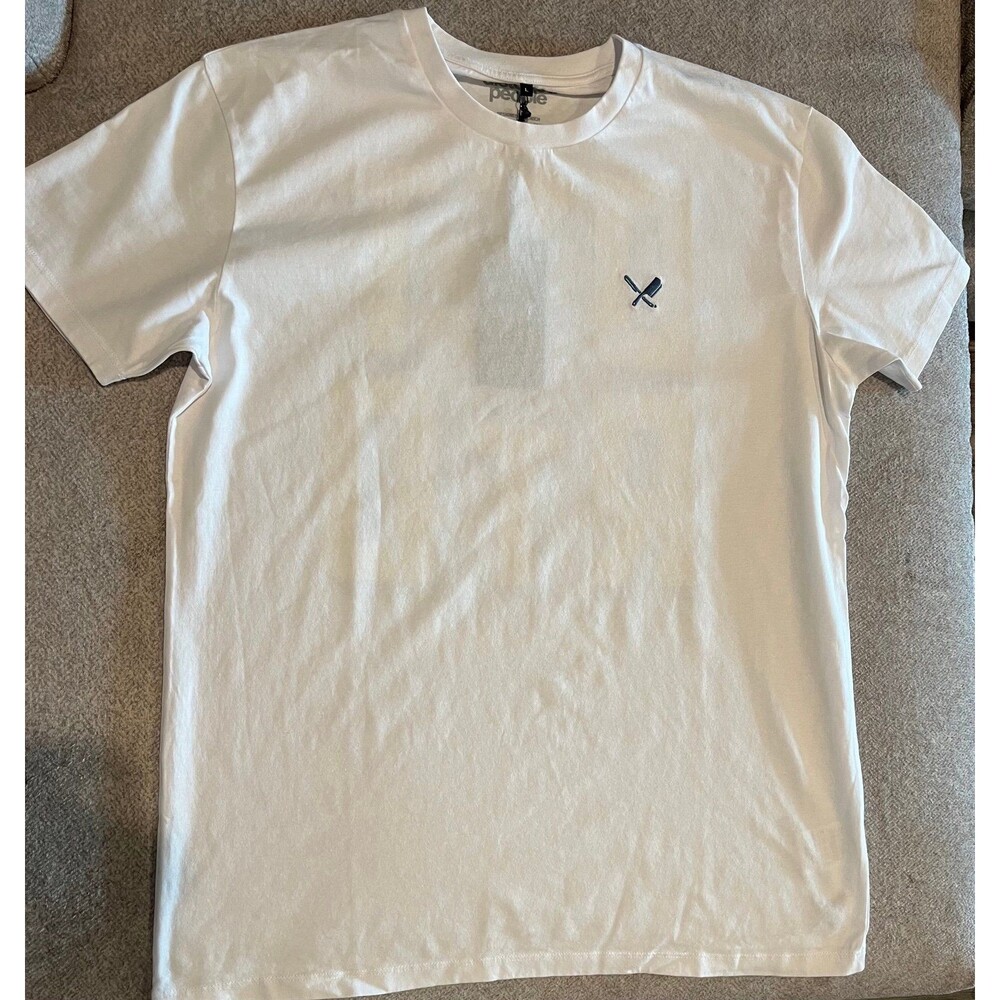Distorted People “DST RTD” Graphic T-Shirt Men’s Large White NWOT Streetwear